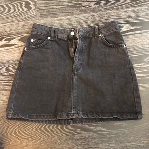 Topshop denim skirt